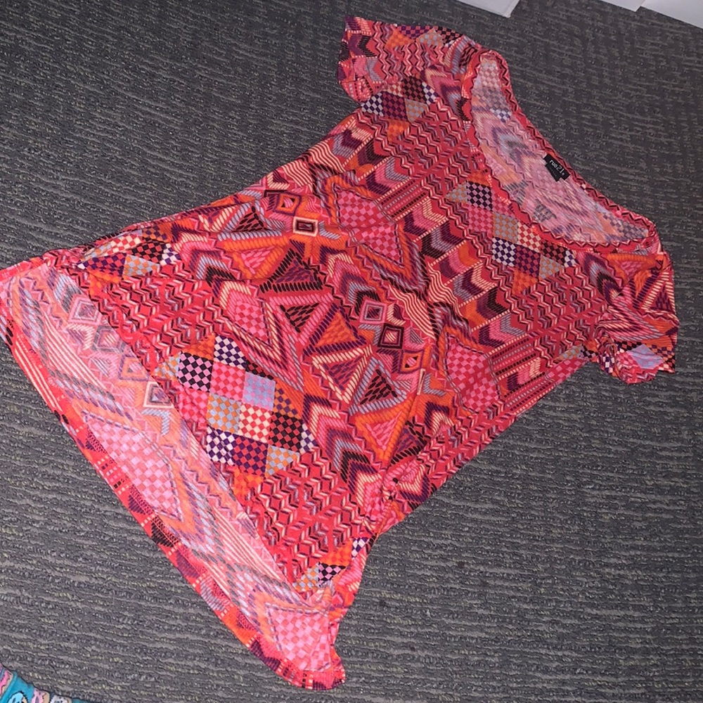 $1! Rue21 M Aztec Print Shirt